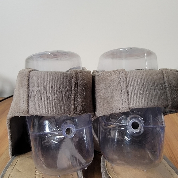 Gibson & Latimer Londyn Suede Slingbacks Booties Heels Size 10 - Picture 12 of 17